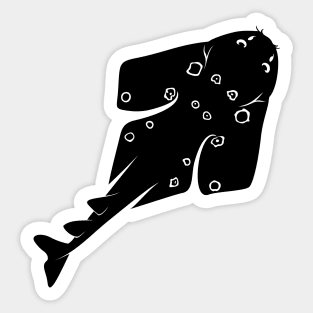 Ornate angelshark Sticker